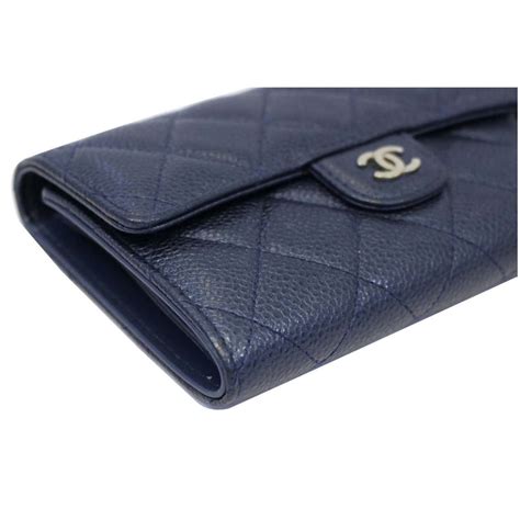 chanel caviar leather wallet|Long Wallets .